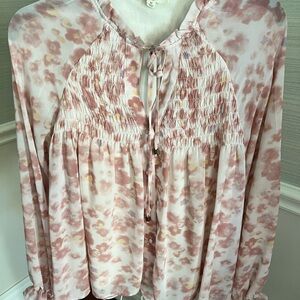 Anthropologie long sleeved blouse, like new